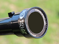 Galileoscope with solar filter